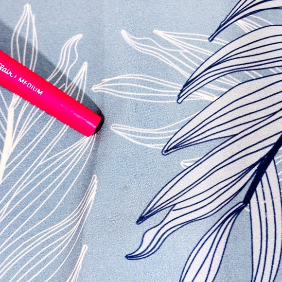 MAX COCOS Blue floral dress - Picture 8 of 8